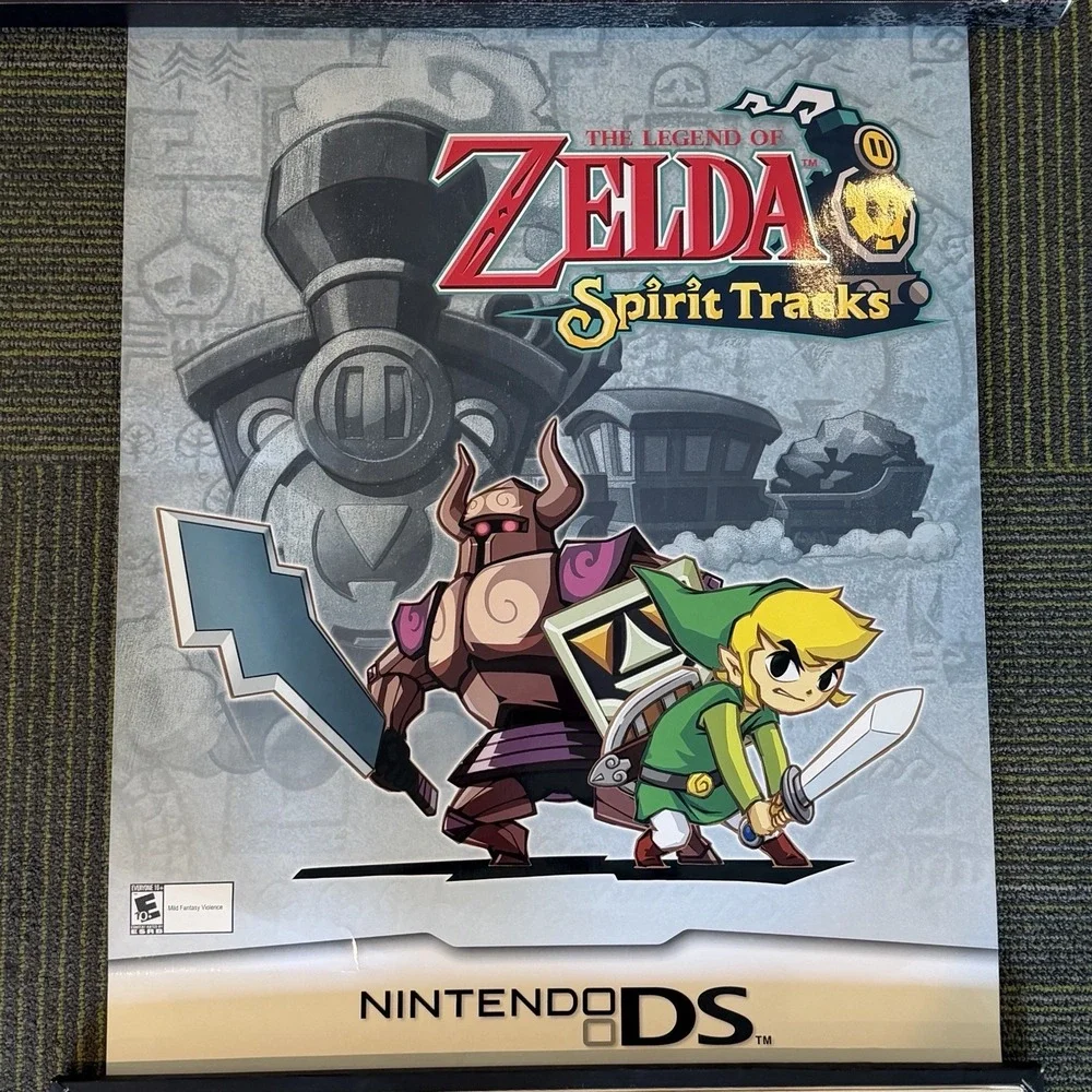 Legend of Zelda Spirit Tracks Promo Poster 22